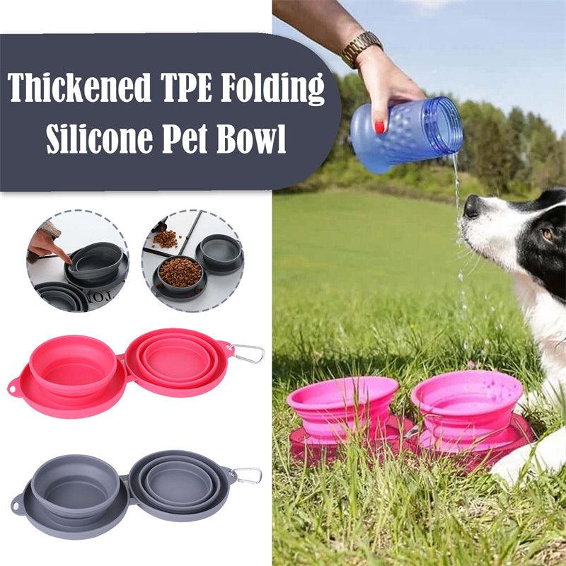 Pet Friendly Foldable Double Bowl - Pet Care - Easemill