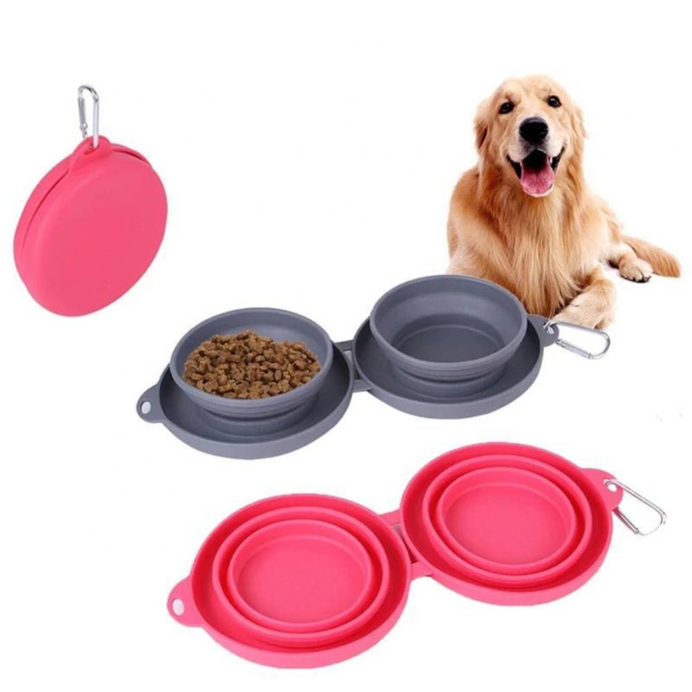 Pet Friendly Foldable Double Bowl - Pet Care - Easemill