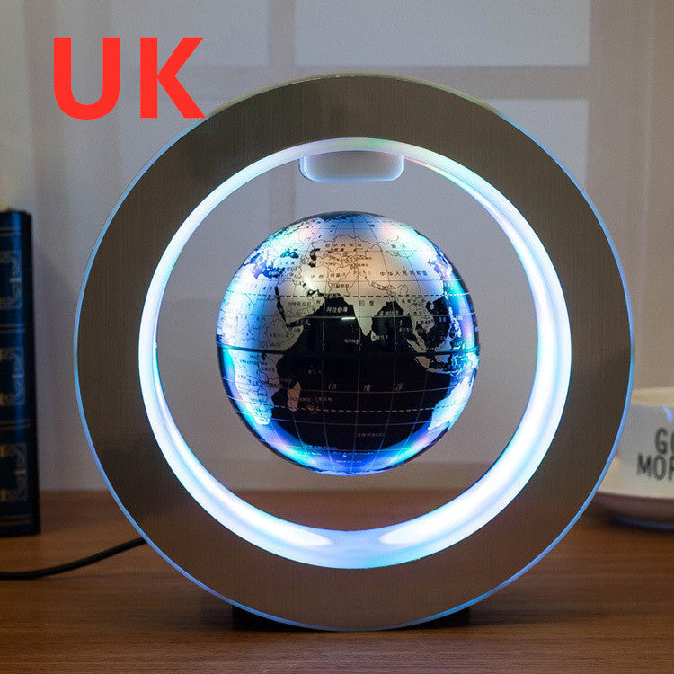 Anti Gravity Round Floating Globe with LED Map