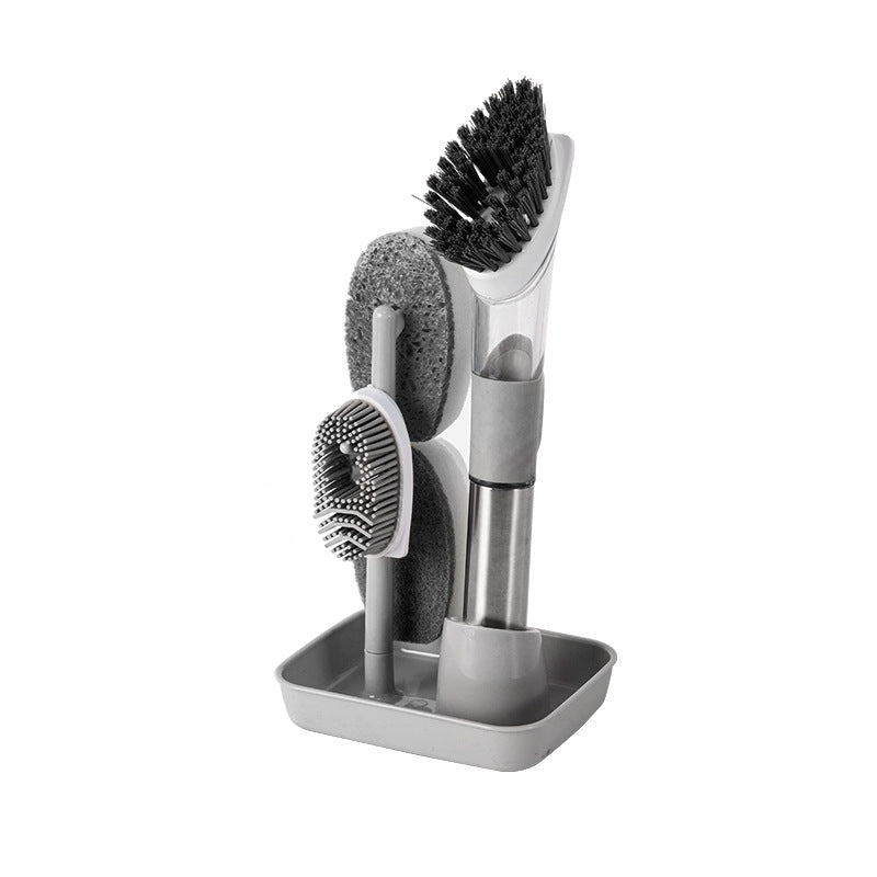 The Ultimate Multifunctional Long-Handled Dish Brush with Oily Sponge - Kitchen And Dinning - Easemill