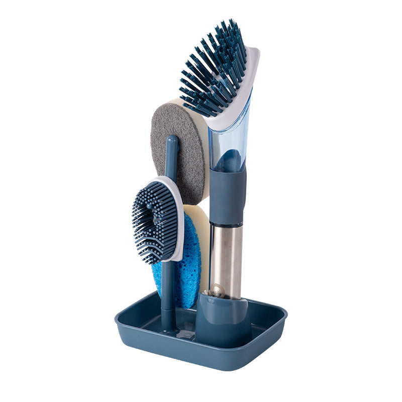 The Ultimate Multifunctional Long-Handled Dish Brush with Oily Sponge - Kitchen And Dinning - Easemill