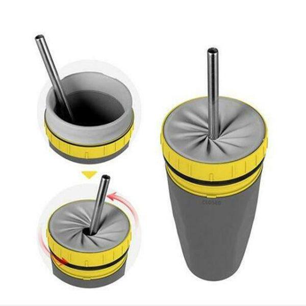 Insulated Travel Cup with Straw - Accessories - Easemill