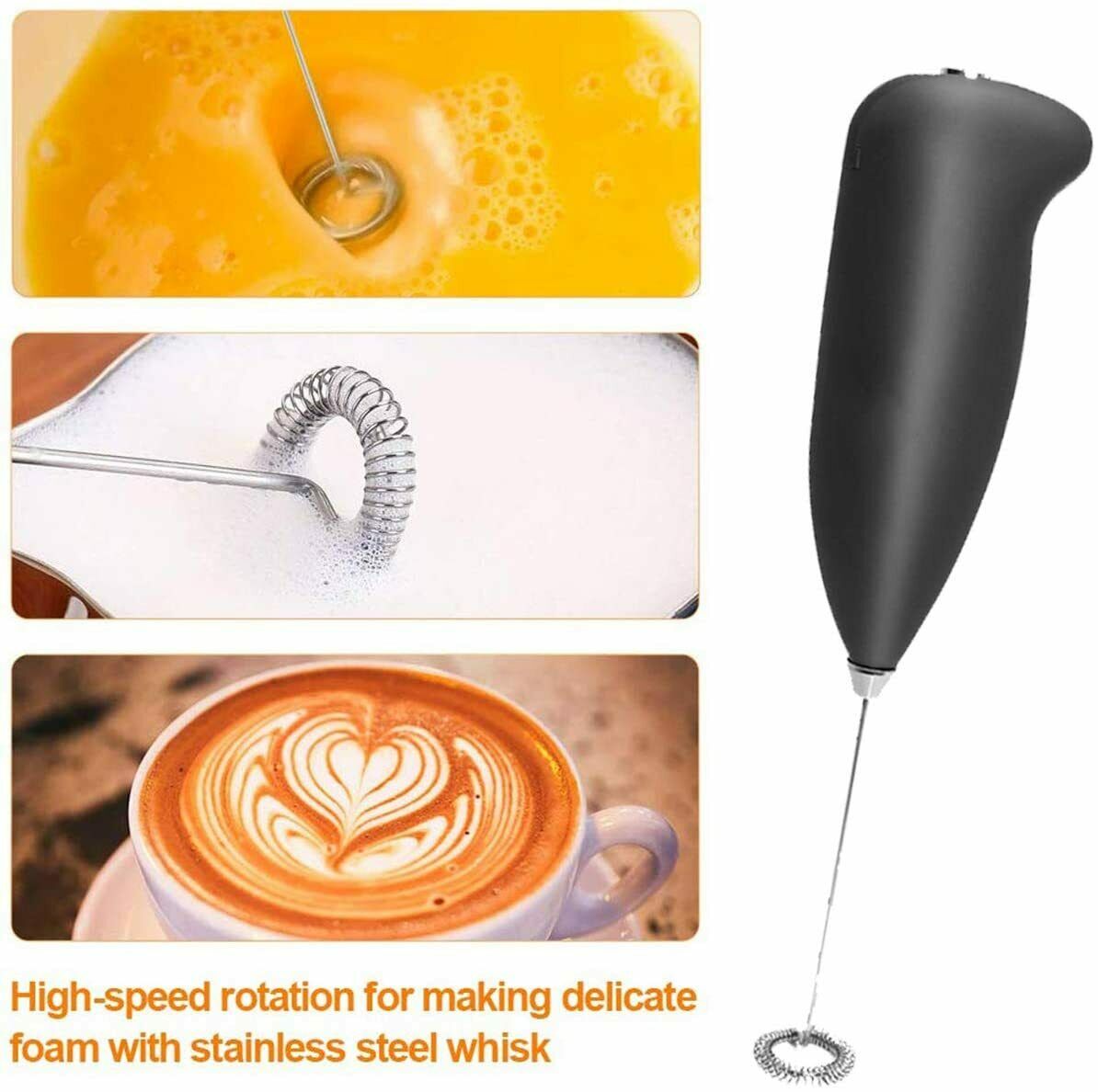 Whip Up Perfect Drinks with the Electric Milk Frother: Coffee, Eggs, a - Kitchen And Dinning - Easemill