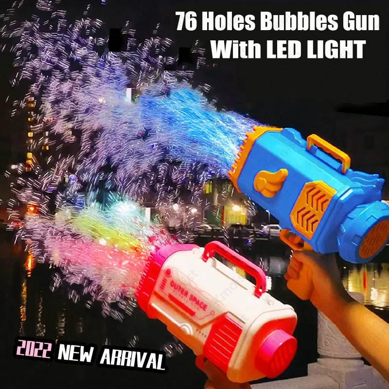 Automatic Bubble Gun for Pomperos With 69 Holes