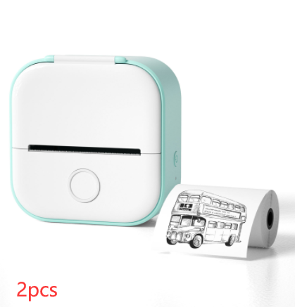 Print Photos and Labels Anywhere with Bluetooth Mini Printer