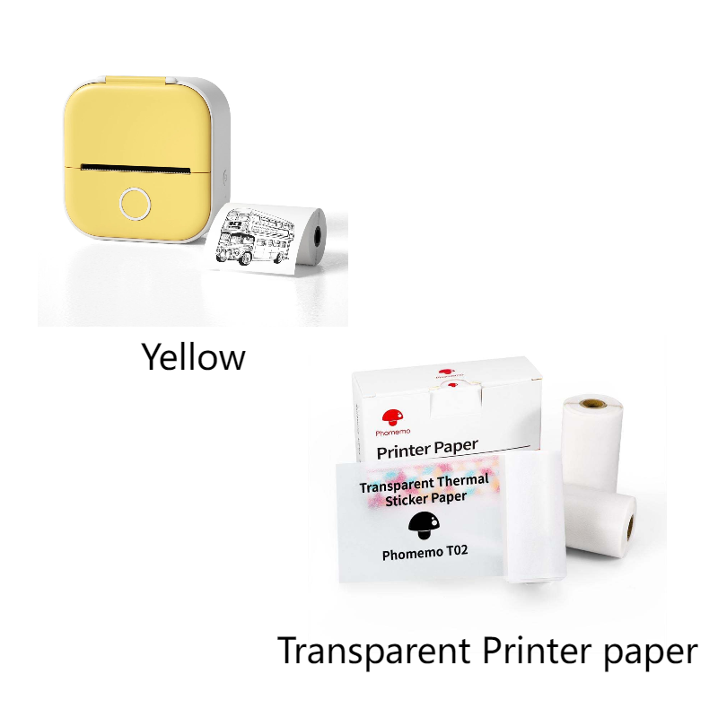 Print Photos and Labels Anywhere with Bluetooth Mini Printer