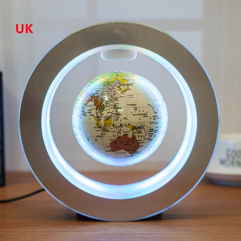 Anti Gravity Round Floating Globe with LED Map