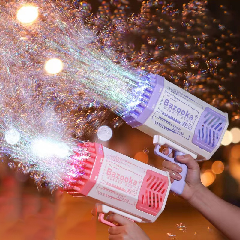 Automatic Bubble Gun for Pomperos With 69 Holes