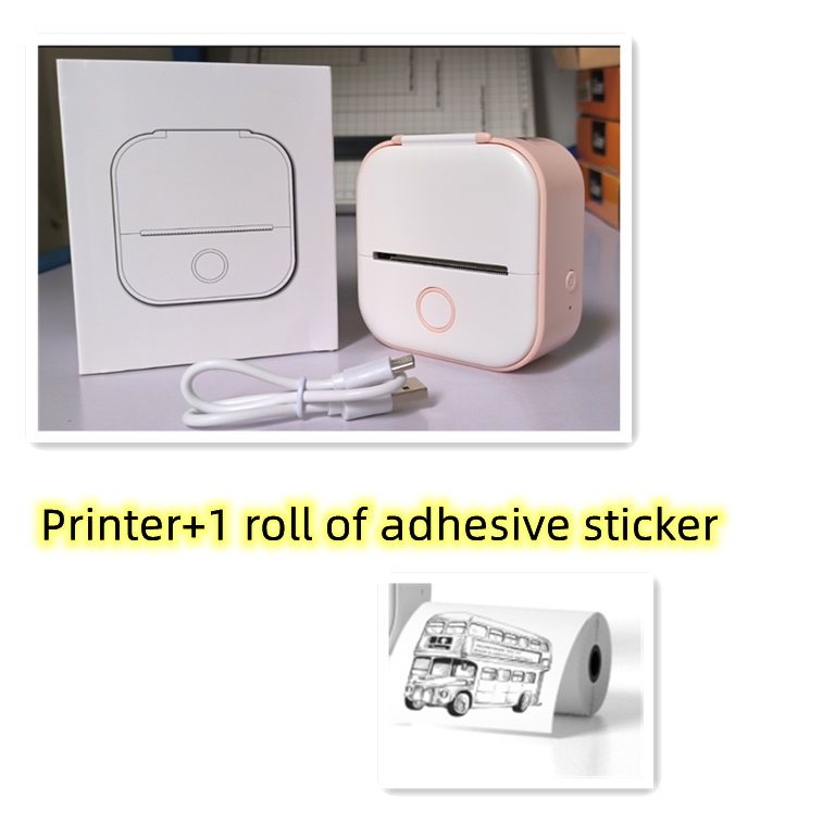 Print Photos and Labels Anywhere with Bluetooth Mini Printer