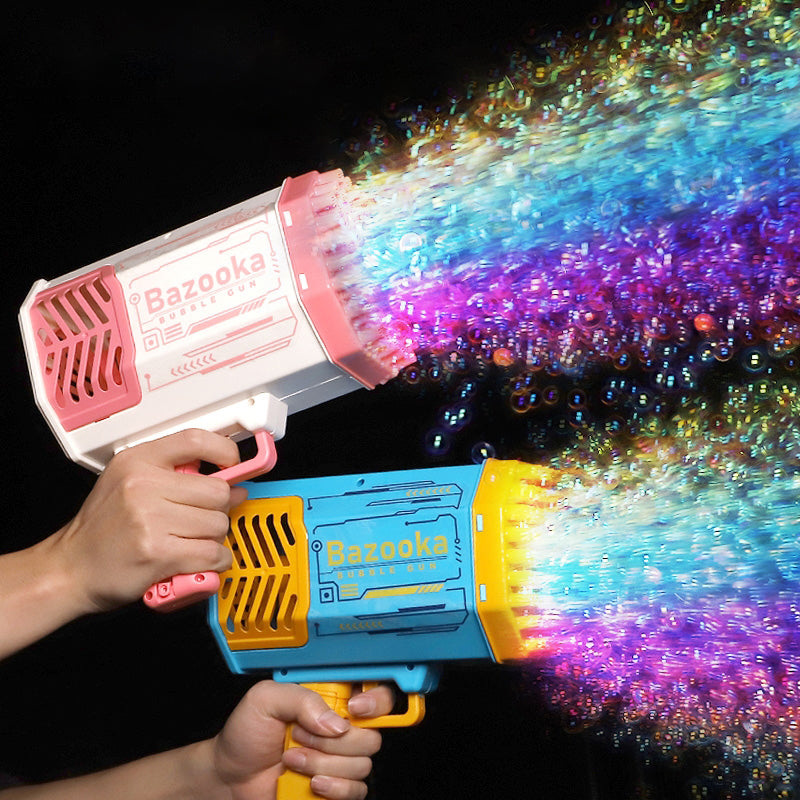 Automatic Bubble Gun for Pomperos With 69 Holes