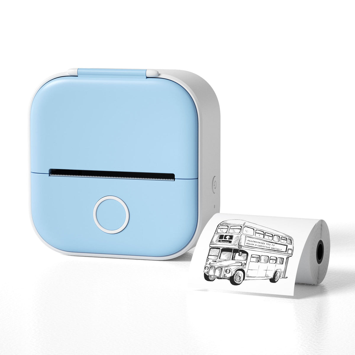 Print Photos and Labels Anywhere with Bluetooth Mini Printer