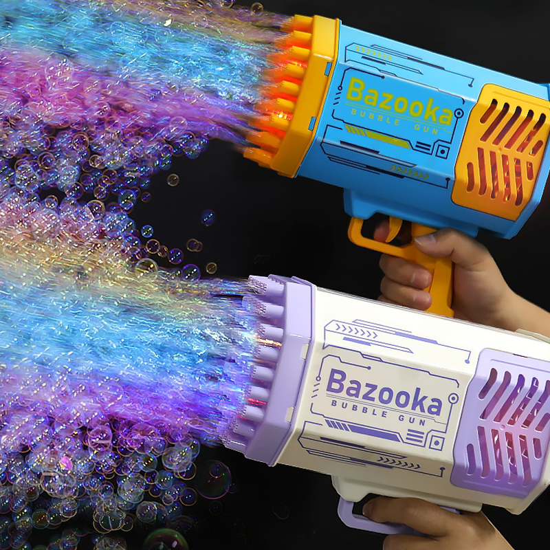 Automatic Bubble Gun for Pomperos With 69 Holes