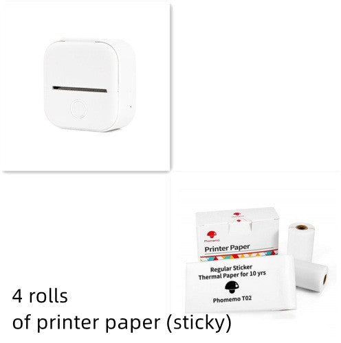 Print Photos and Labels Anywhere with Bluetooth Mini Printer