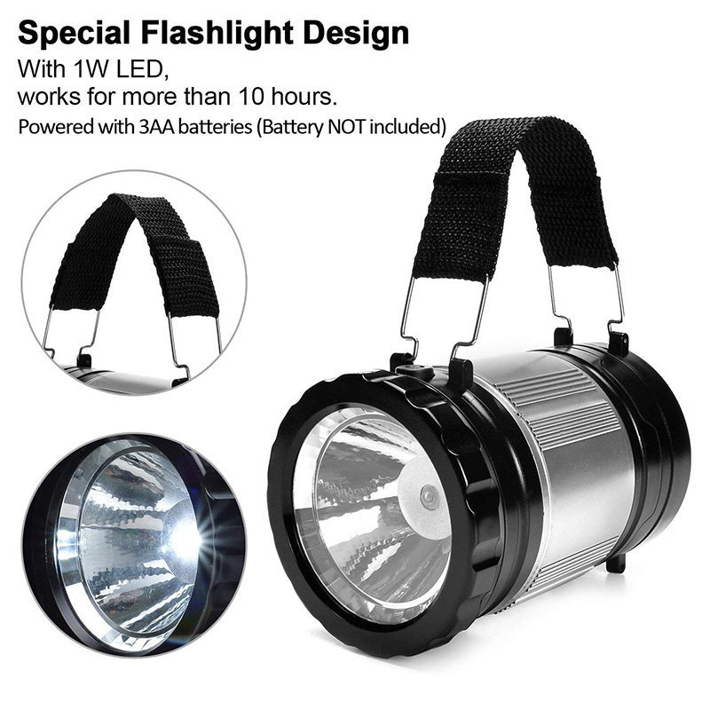 COB Tent Light with Built-in Emergency Flashlight